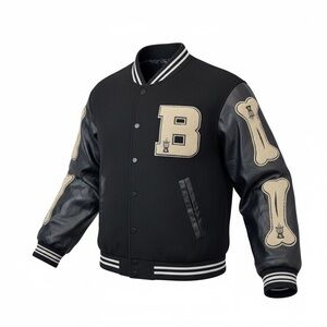 Vamtac Air Men Black Casual Varsity Casual Jacket Size M